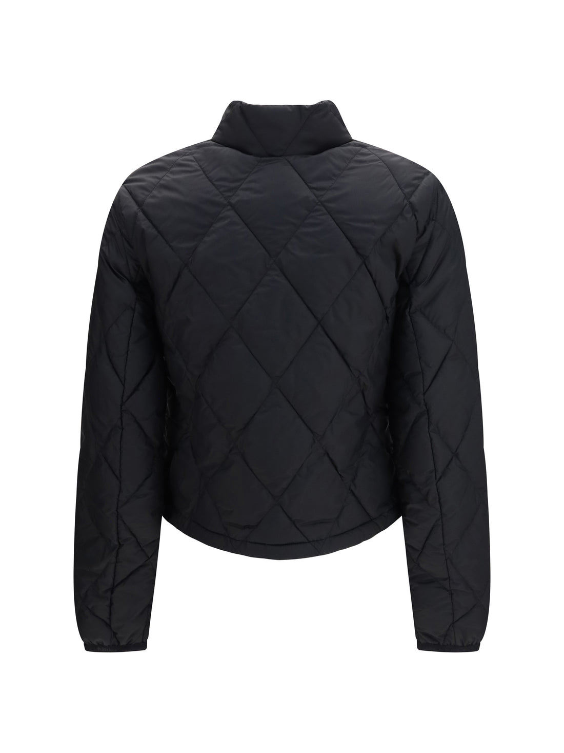 BURBERRY L bramford quilted nylon jacket with check tape