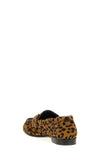 baguette loafers in animal print pony hair