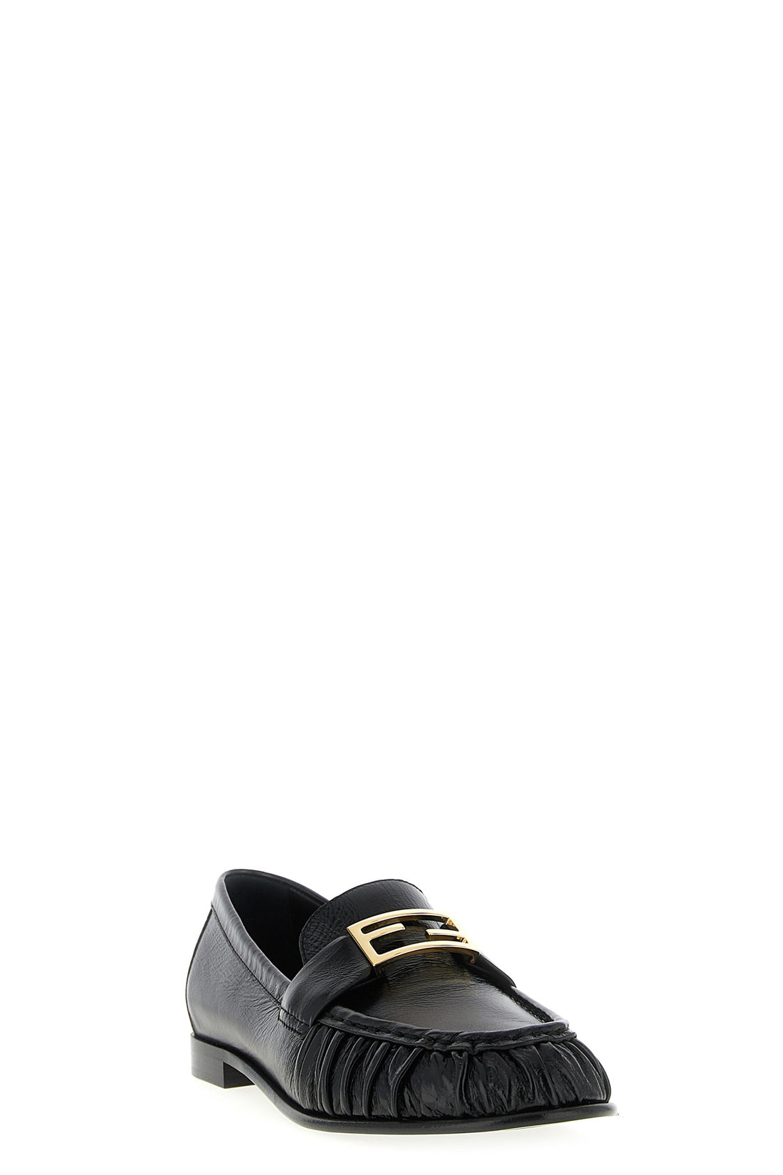 FENDI 35.5 baguette nappa loafers