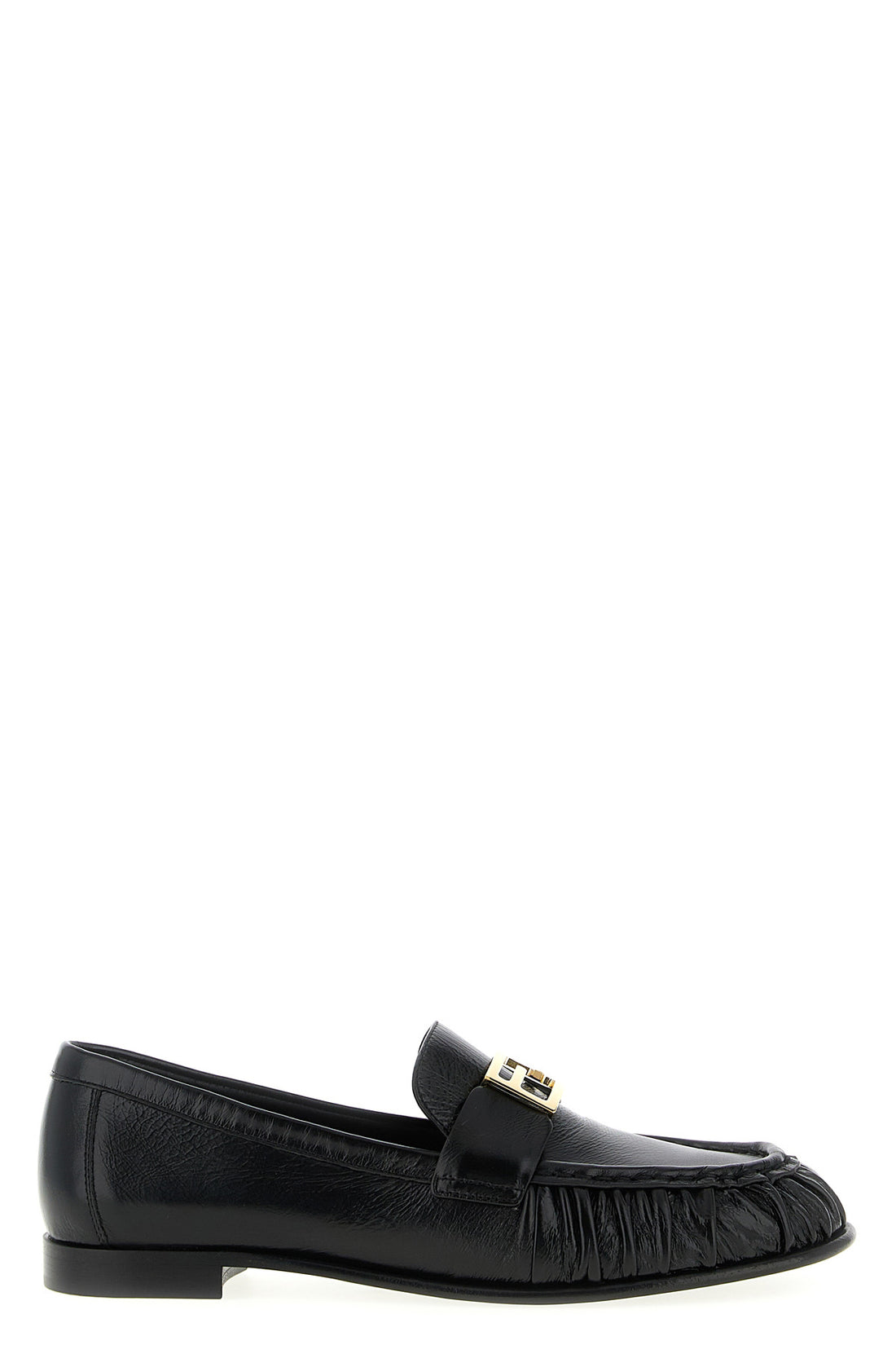 FENDI 35.5 baguette nappa loafers