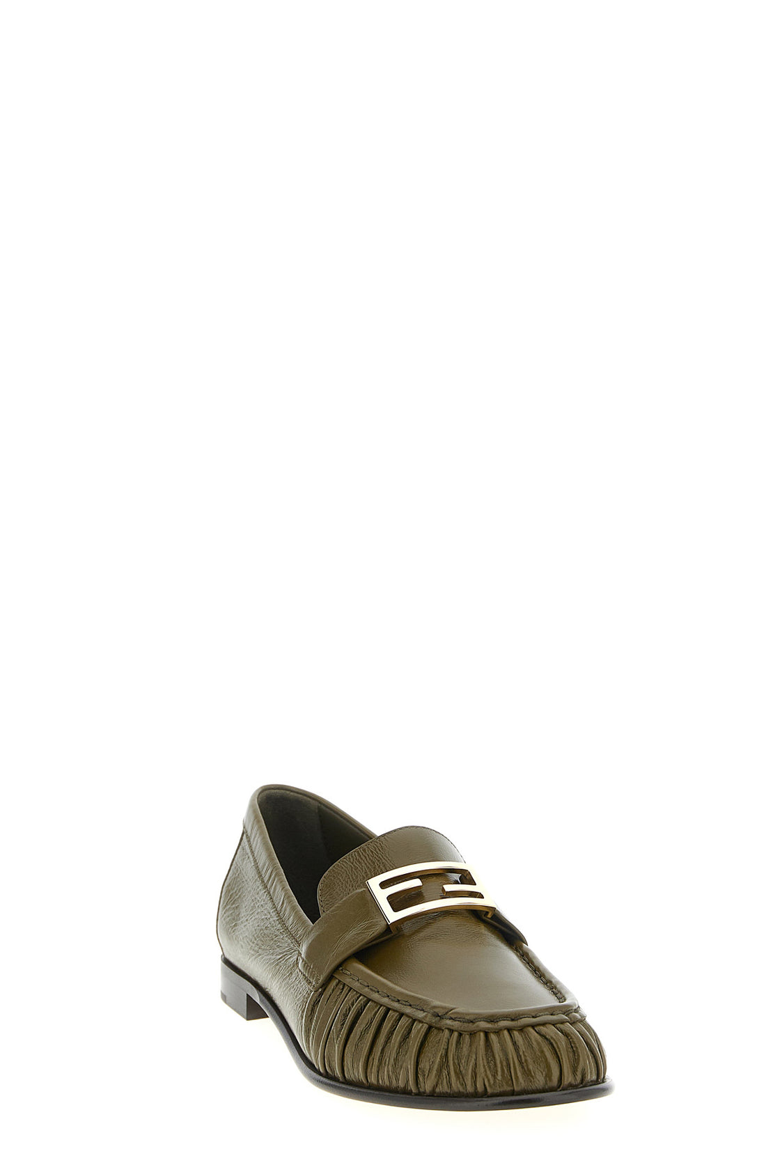 FENDI 35.5 baguette nappa loafers