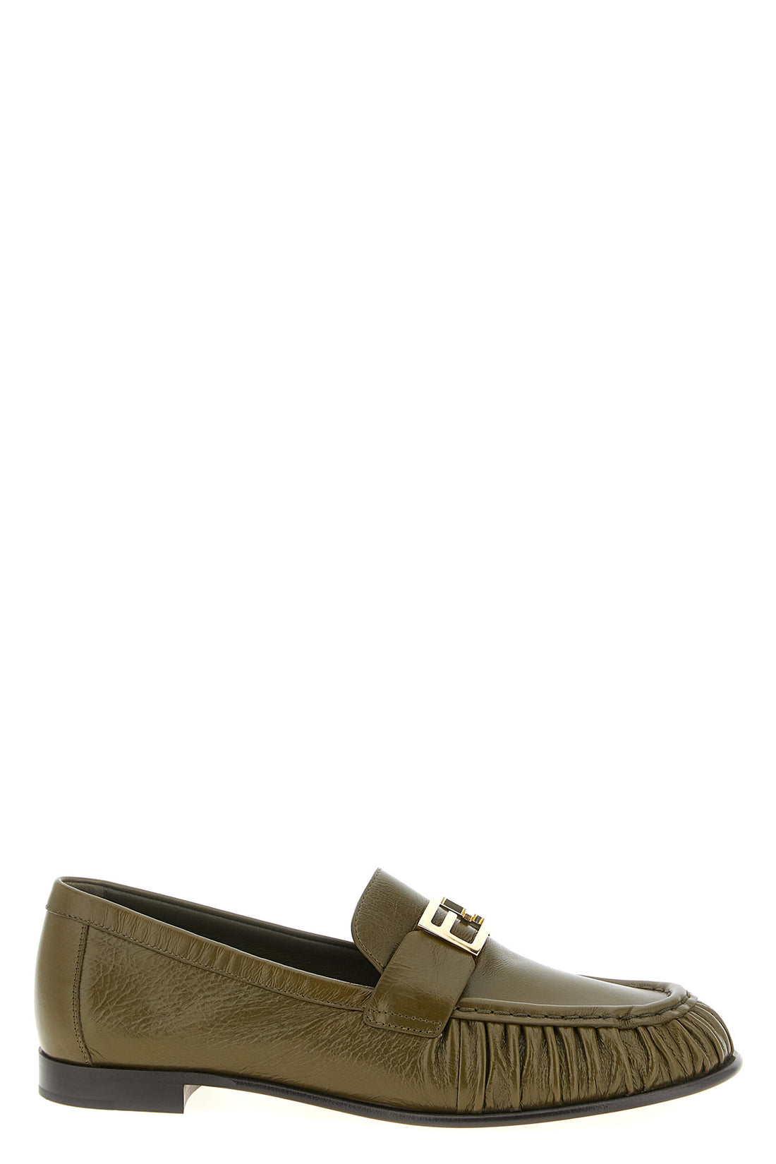 FENDI 35.5 baguette nappa loafers