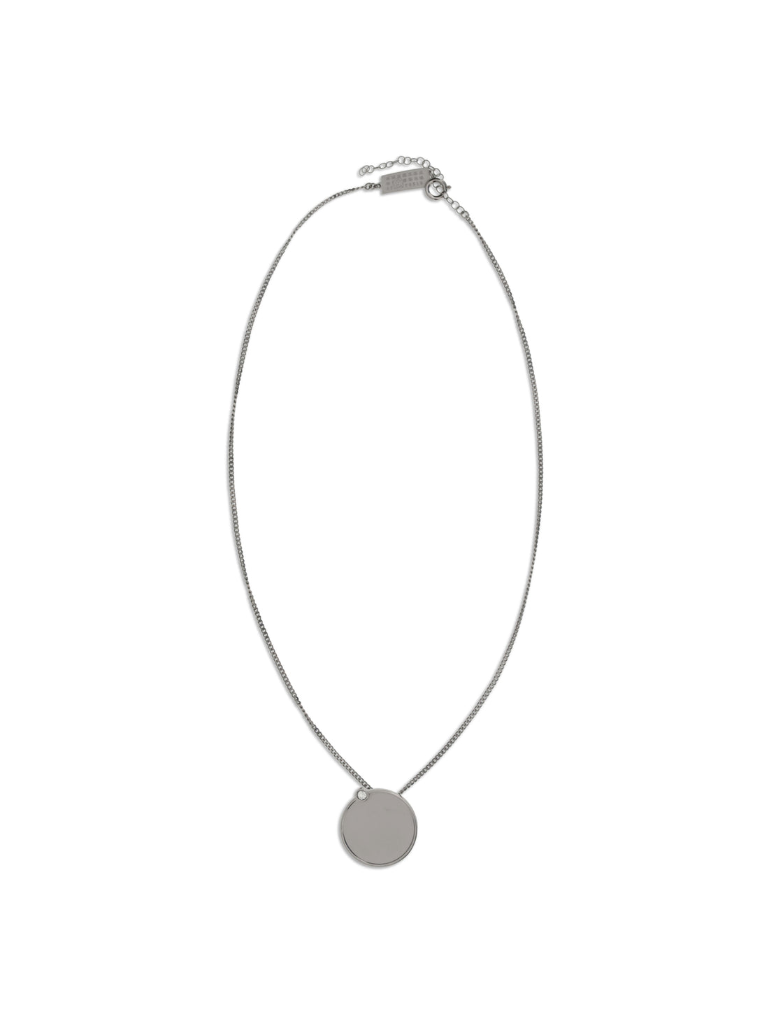MM6 OS necklace with round plaque