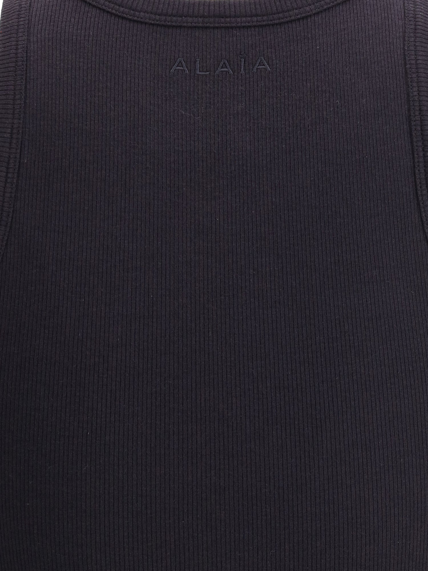 ALAIA 38 halter ribbed bodysuit