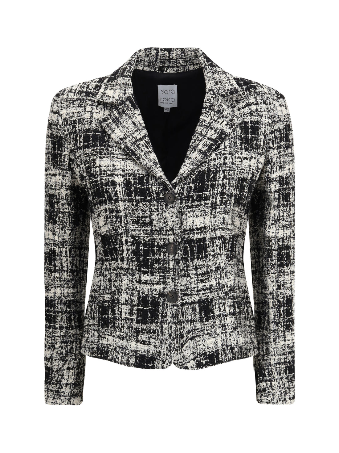 SARA ROKA 40 tweed jacket 