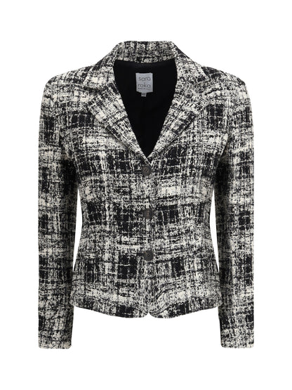 SARA ROKA 40 tweed jacket 