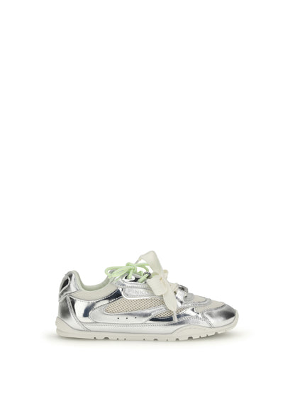 PINKO 36 yulia sneakers in mesh with leather inserts