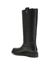 FENDI 38.5 filo high boots