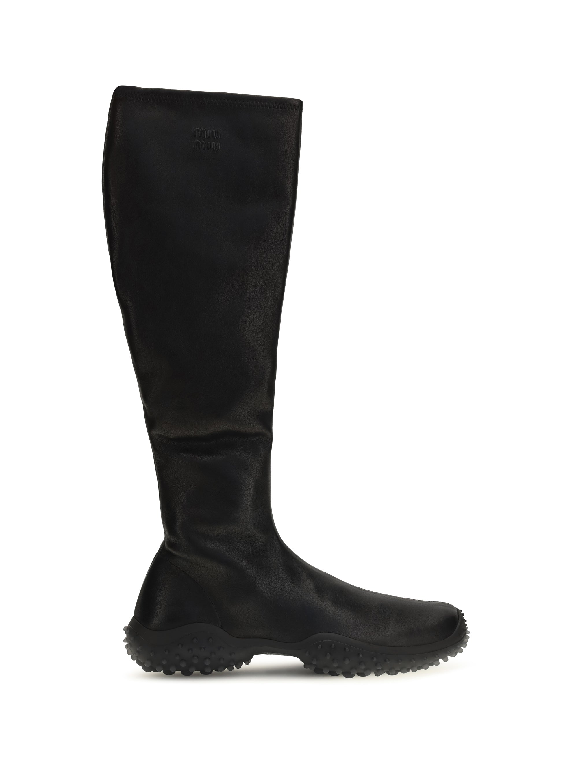 stretch nappa tall boots