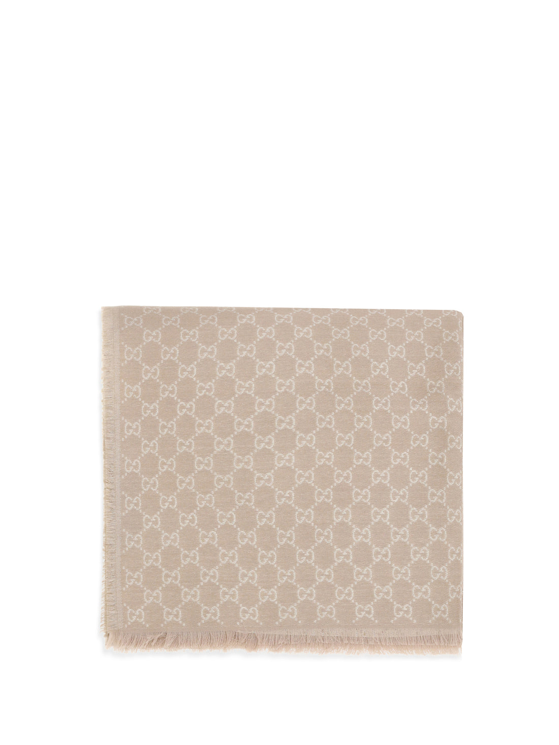 GUCCI OS gg supreme print wool scarf