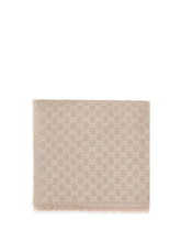 GUCCI OS gg supreme print wool scarf