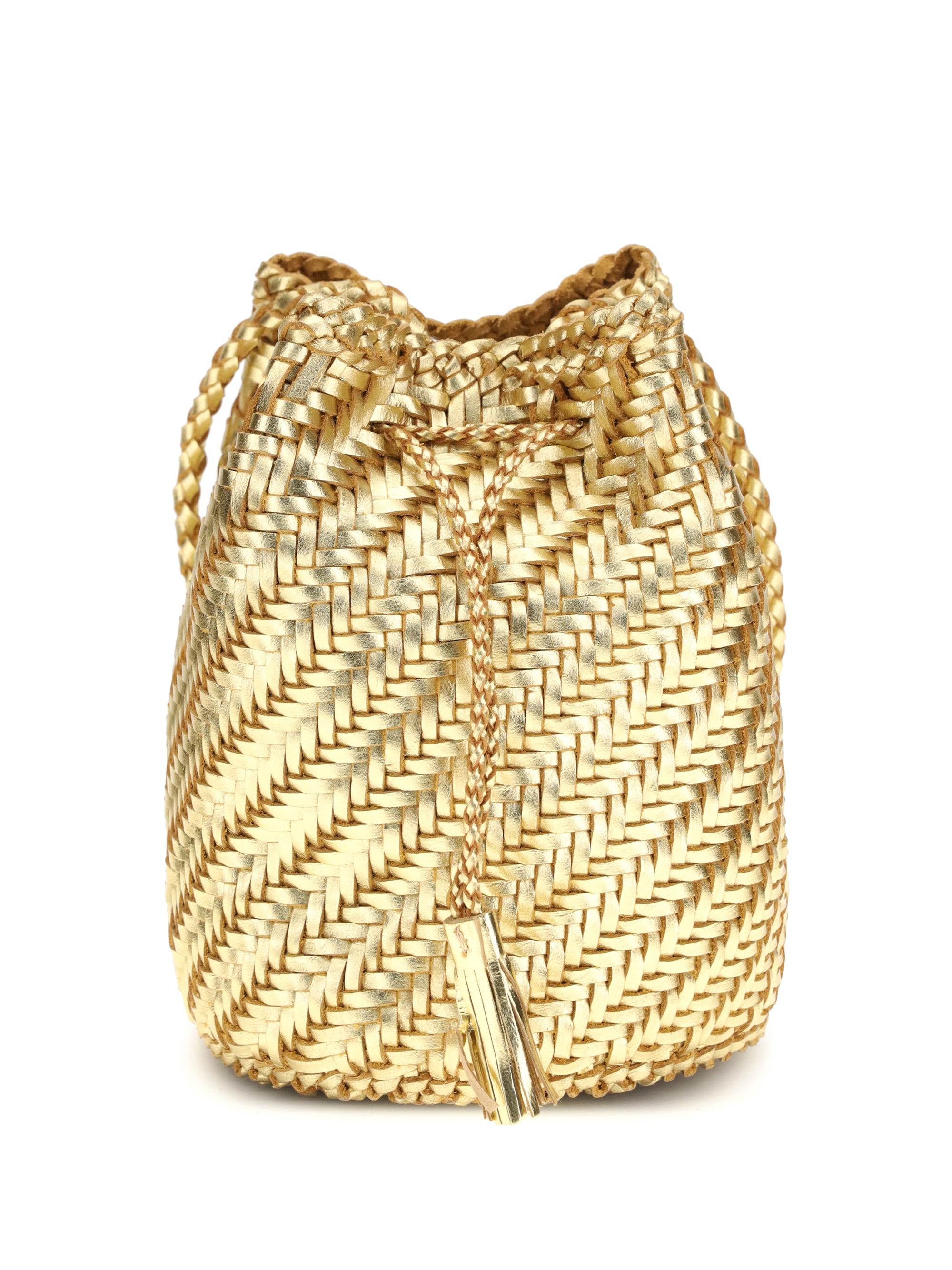 pompom double jumps bucket bag