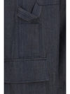 denim print cargo pants