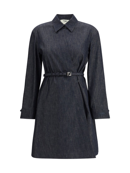 FENDI 38 chambray dress