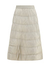 padded a-line skirt