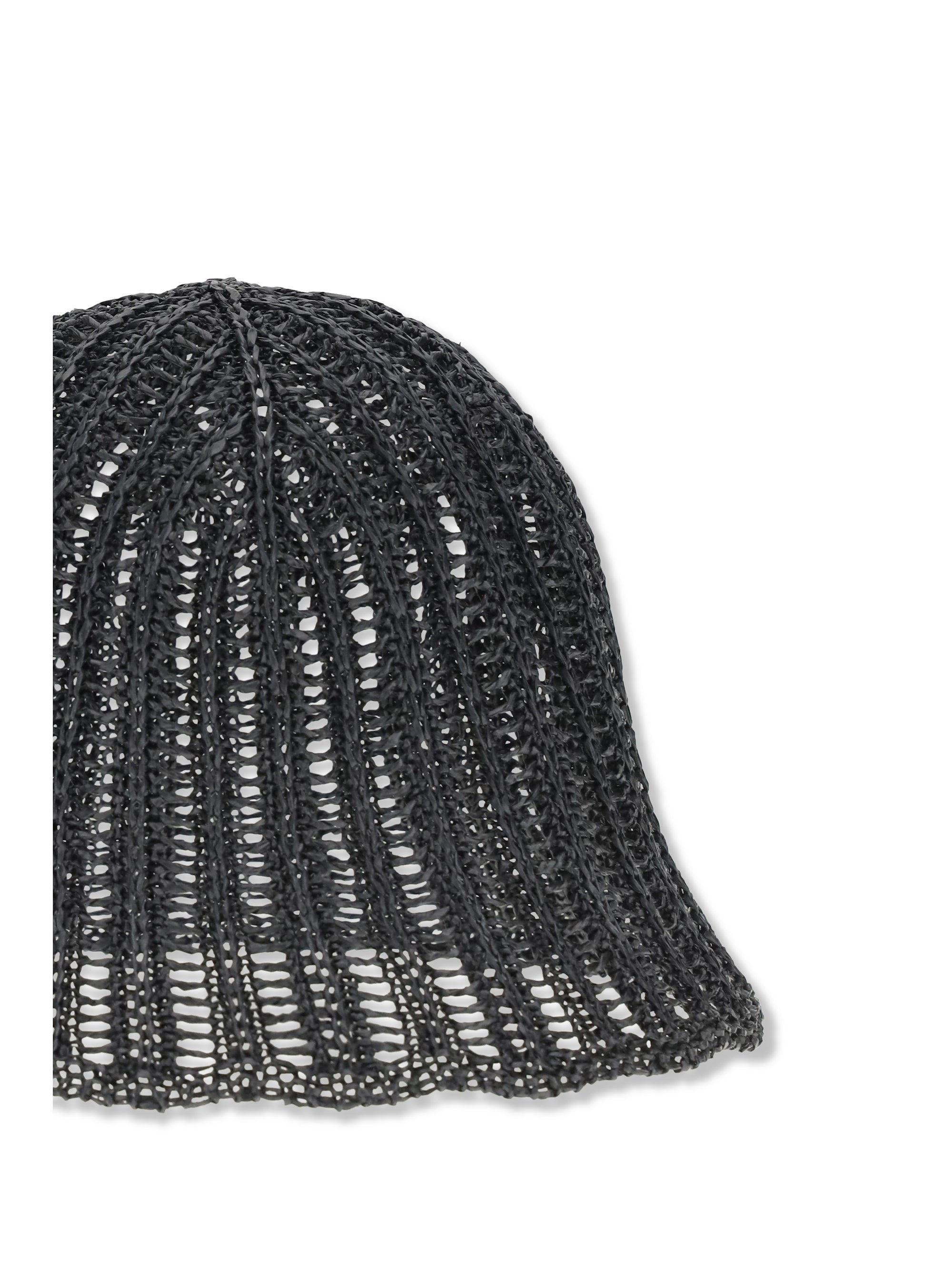 techno raffia hat