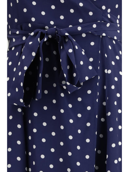 P.A.R.O.S.H. M polka-dot silk dress
