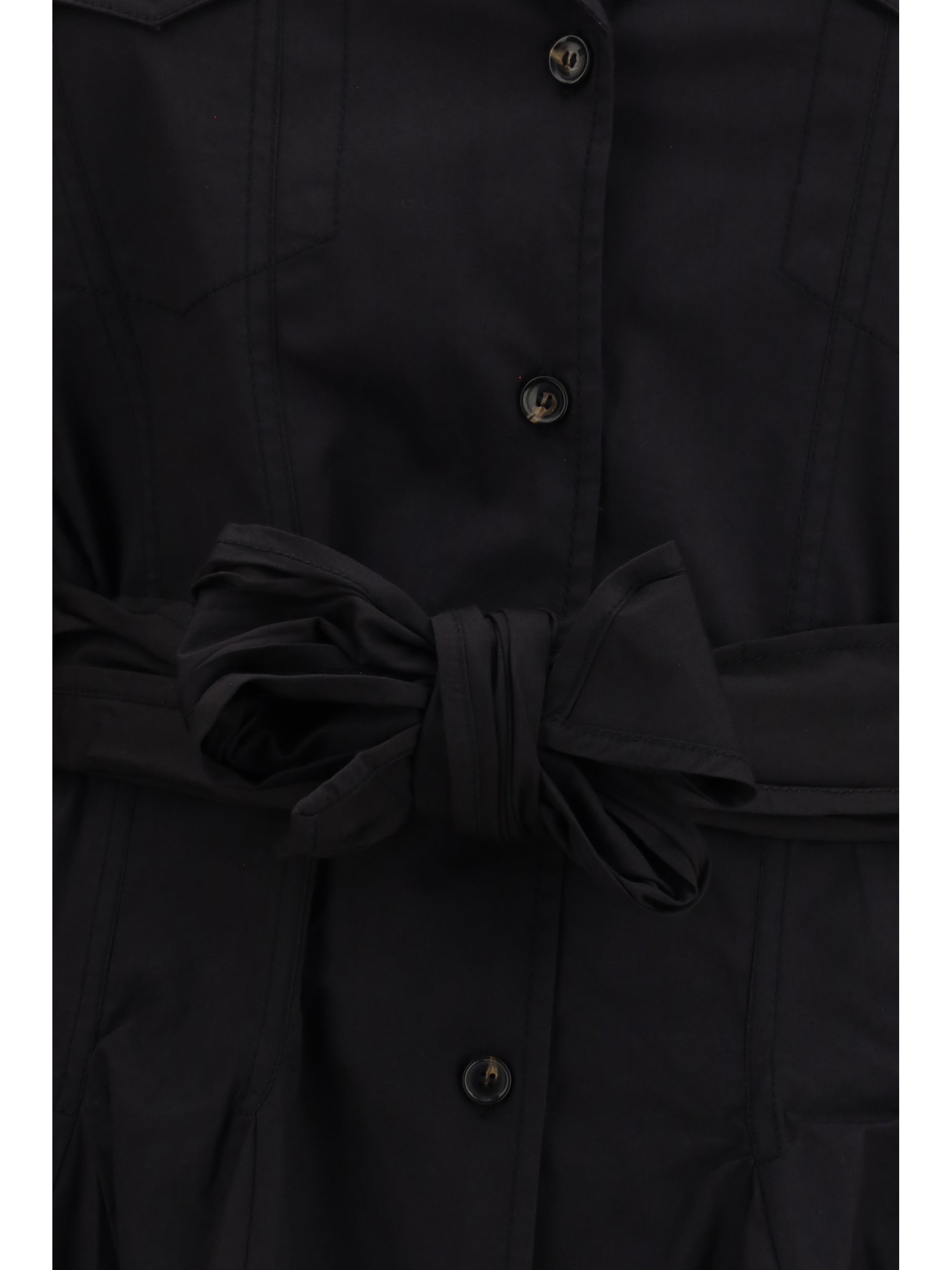 short shirt dress with belt
