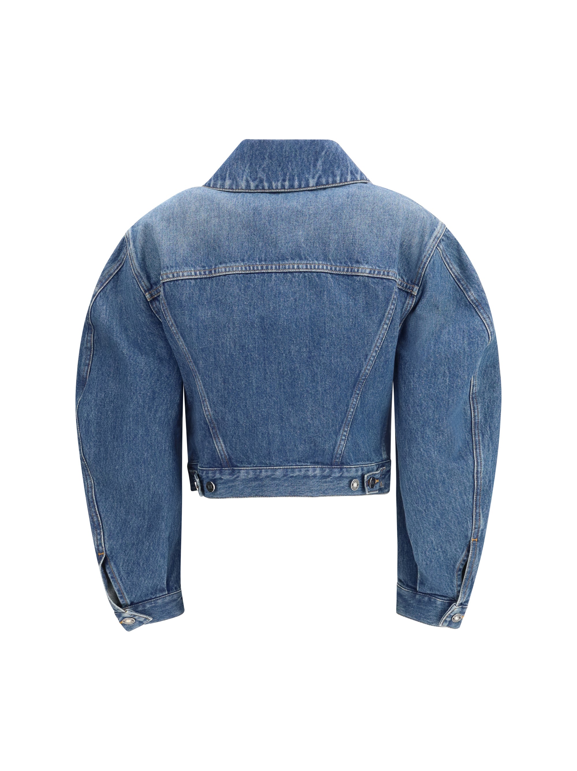 denim crop jacket