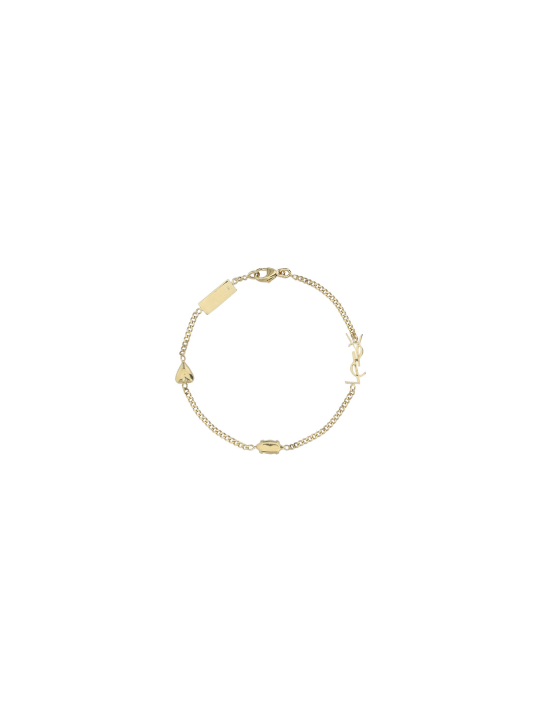 SAINT LAURENT M ysl logo bracelet