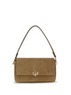 charlie mini suede shoulder bag