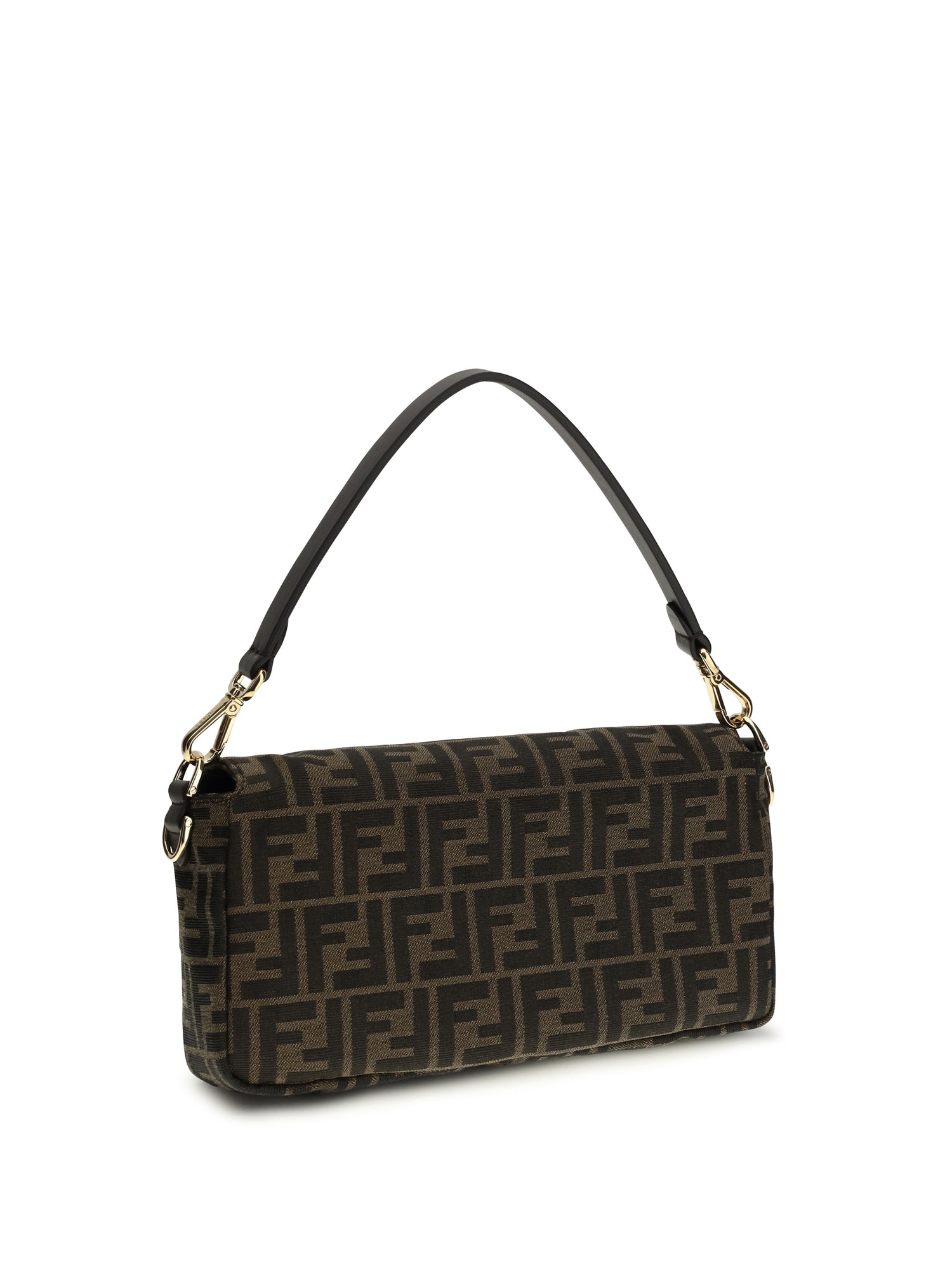 FENDI OS baguette shoulder bag in ff jacquard