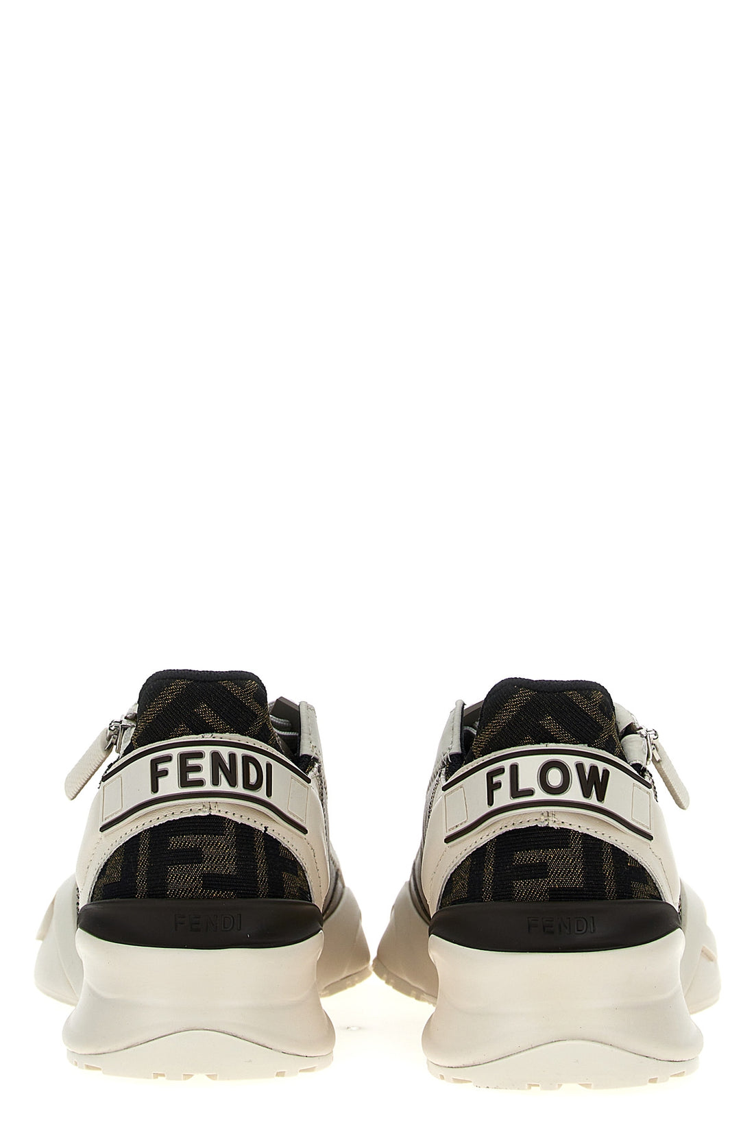 FENDI 36 flow leather sneakers