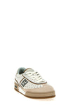 fendi match suede and leather sneakers