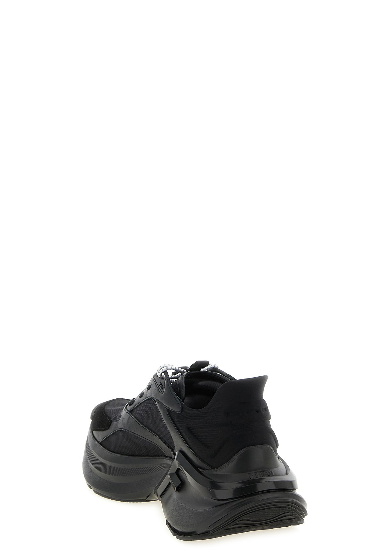 fendi f-light running sneakers in mesh