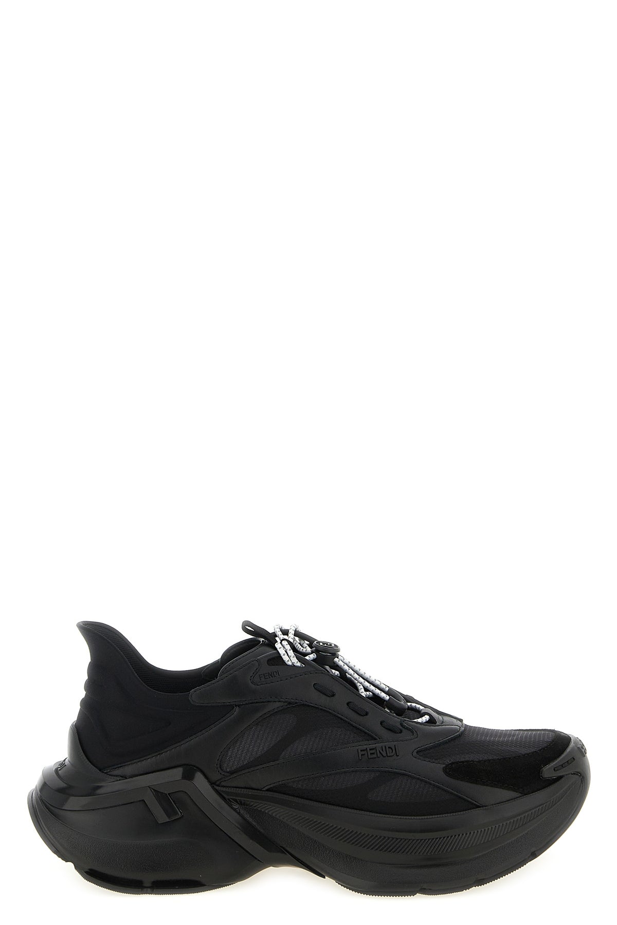 fendi f-light running sneakers in mesh