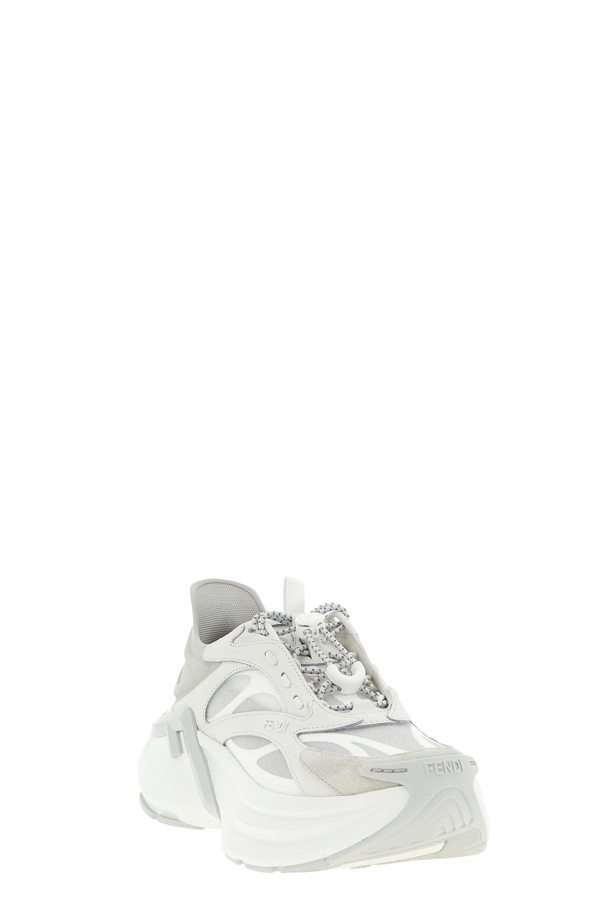 fendi f-light running sneakers in mesh