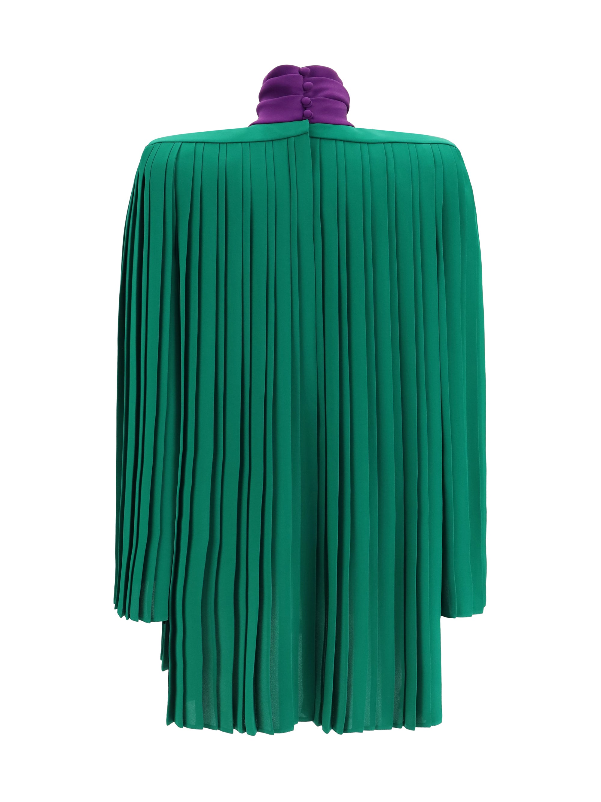 pleated georgette top