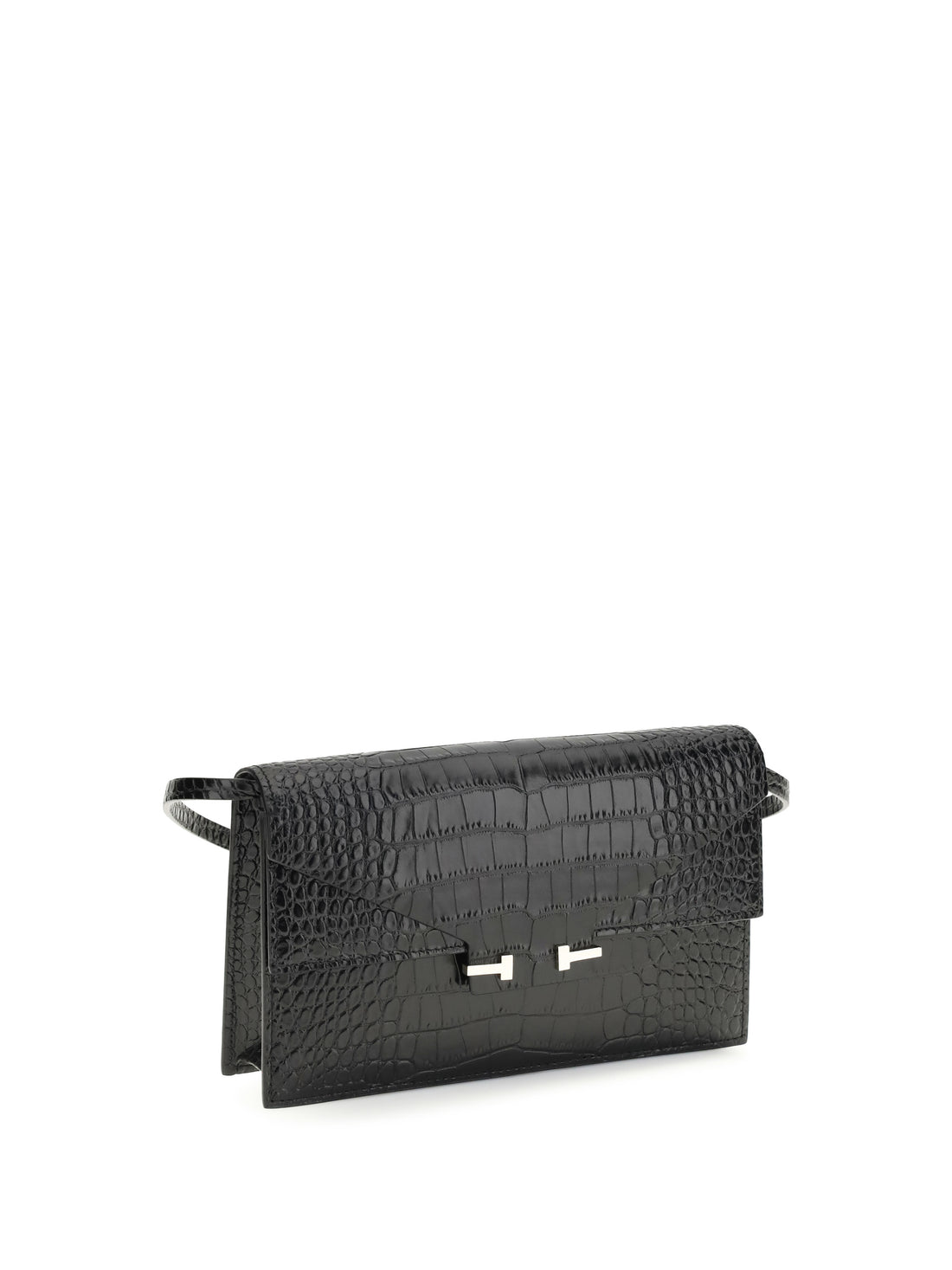 TOM FORD OS crocodile print shoulder bag
