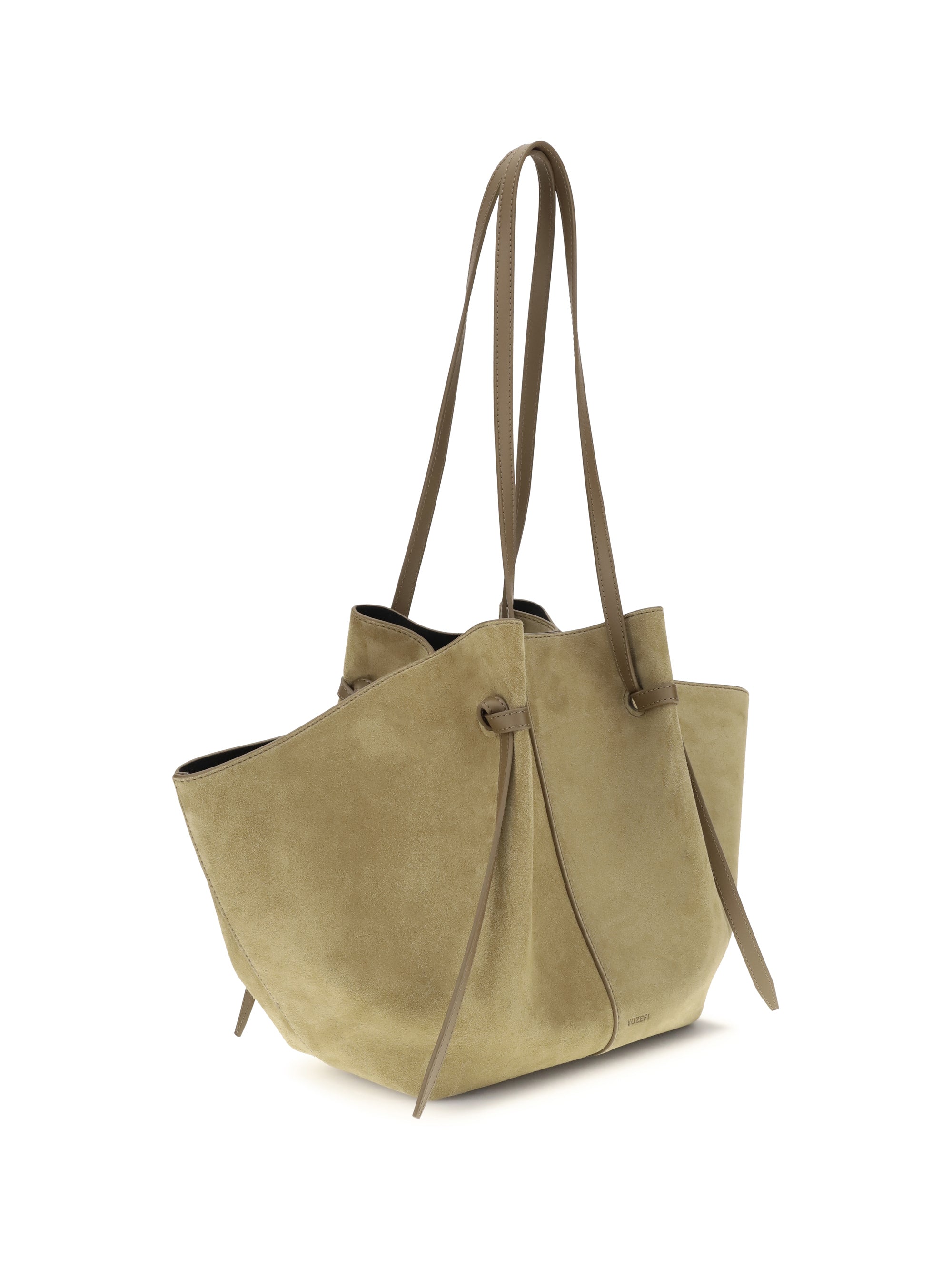 suede leather shoulder bag