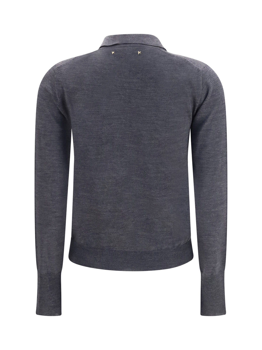 GOLDEN GOOSE L long sleeve merino wool polo