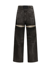 THE ATTICO 25 jeans cut‑out