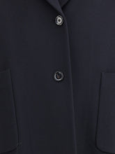 LARDINI 44 cashmere oversized coat 