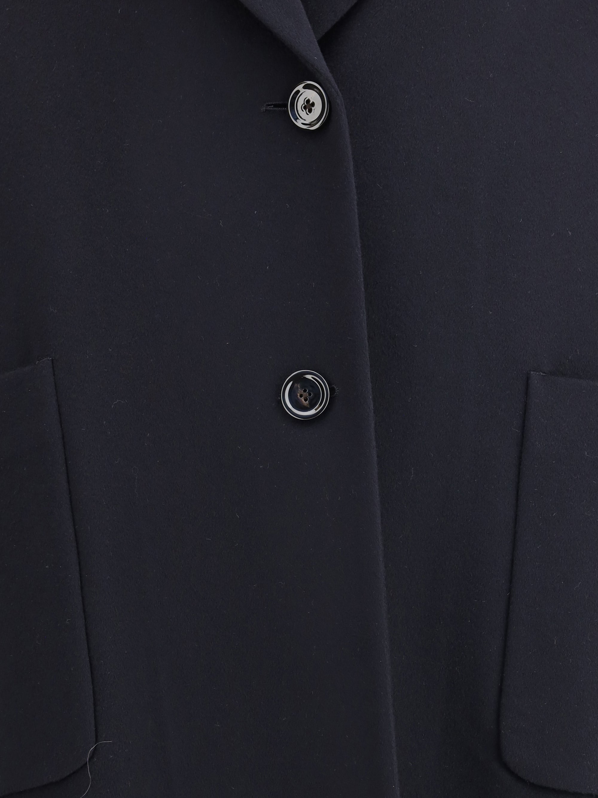 LARDINI 44 cashmere oversized coat 