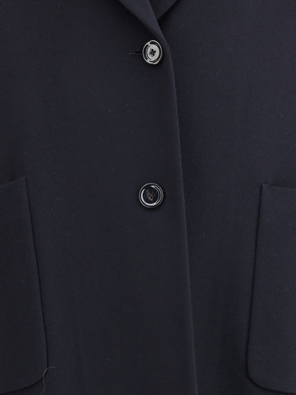 LARDINI 44 cashmere oversized coat 