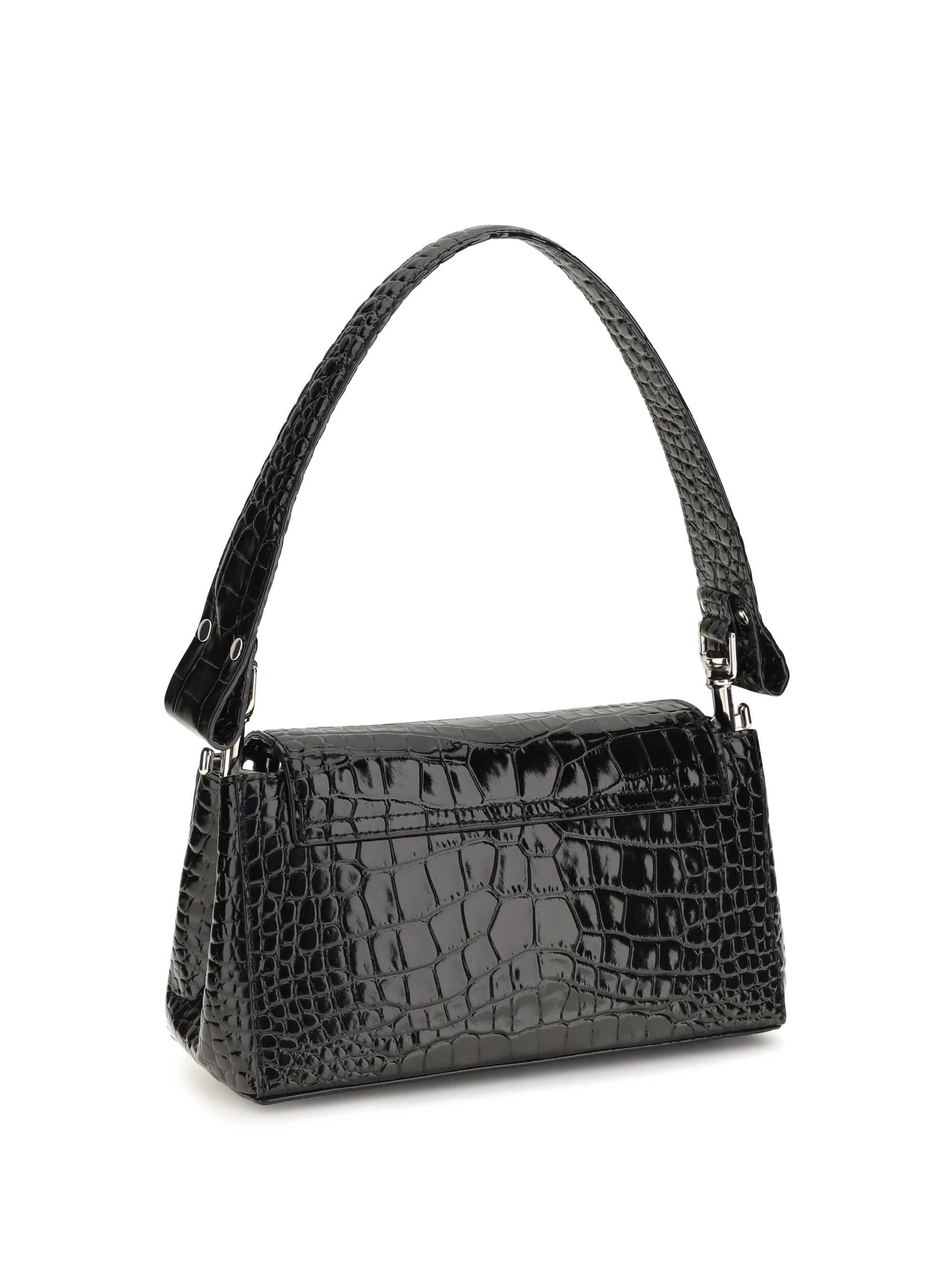hazel medium croc-effect shoulder bag
