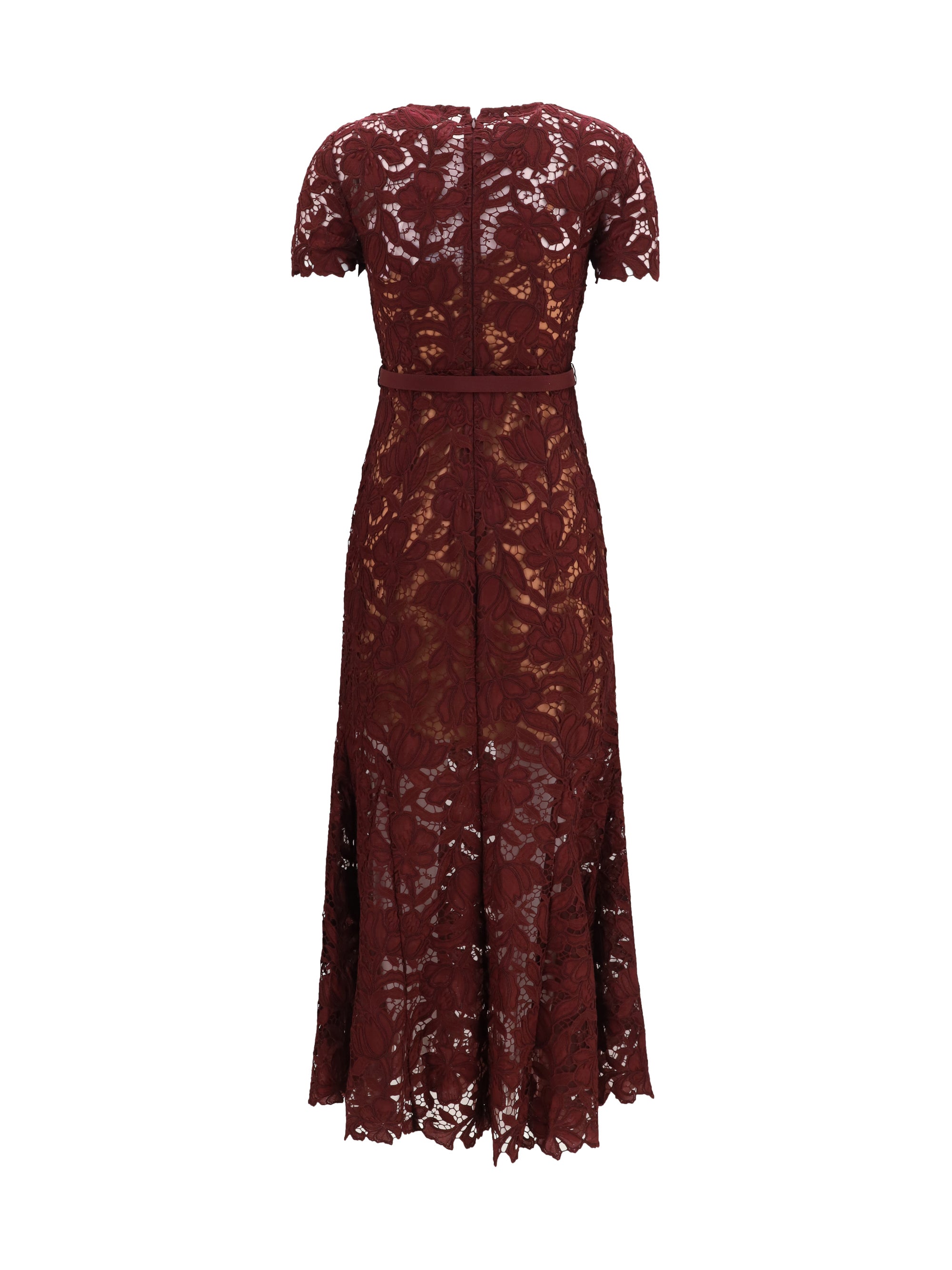 midi lace dress