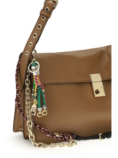 PRADA OS large soft sound shoulder bag