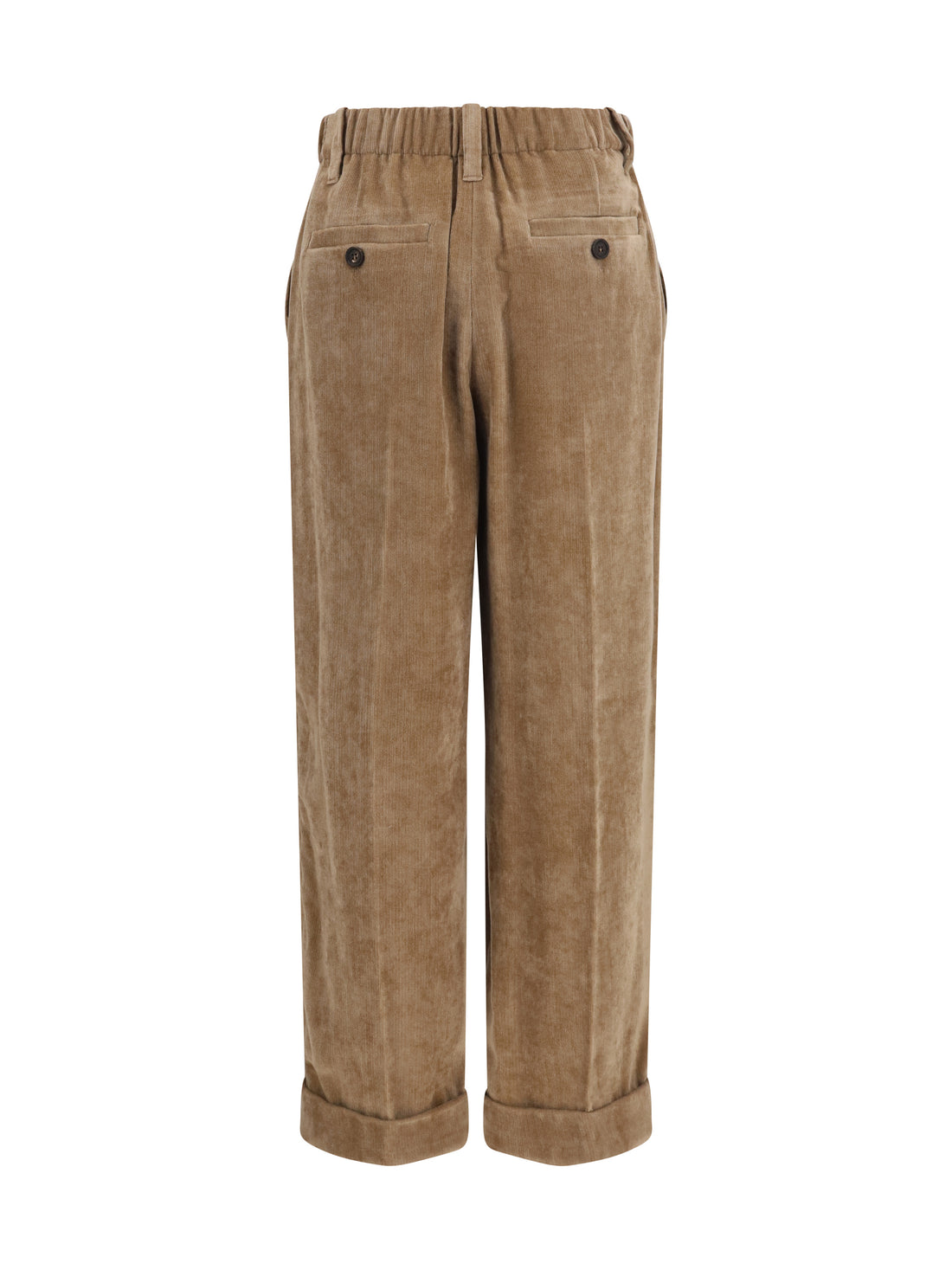 BRUNELLO CUCINELLI 44 elasticated viscose and cashmere pants