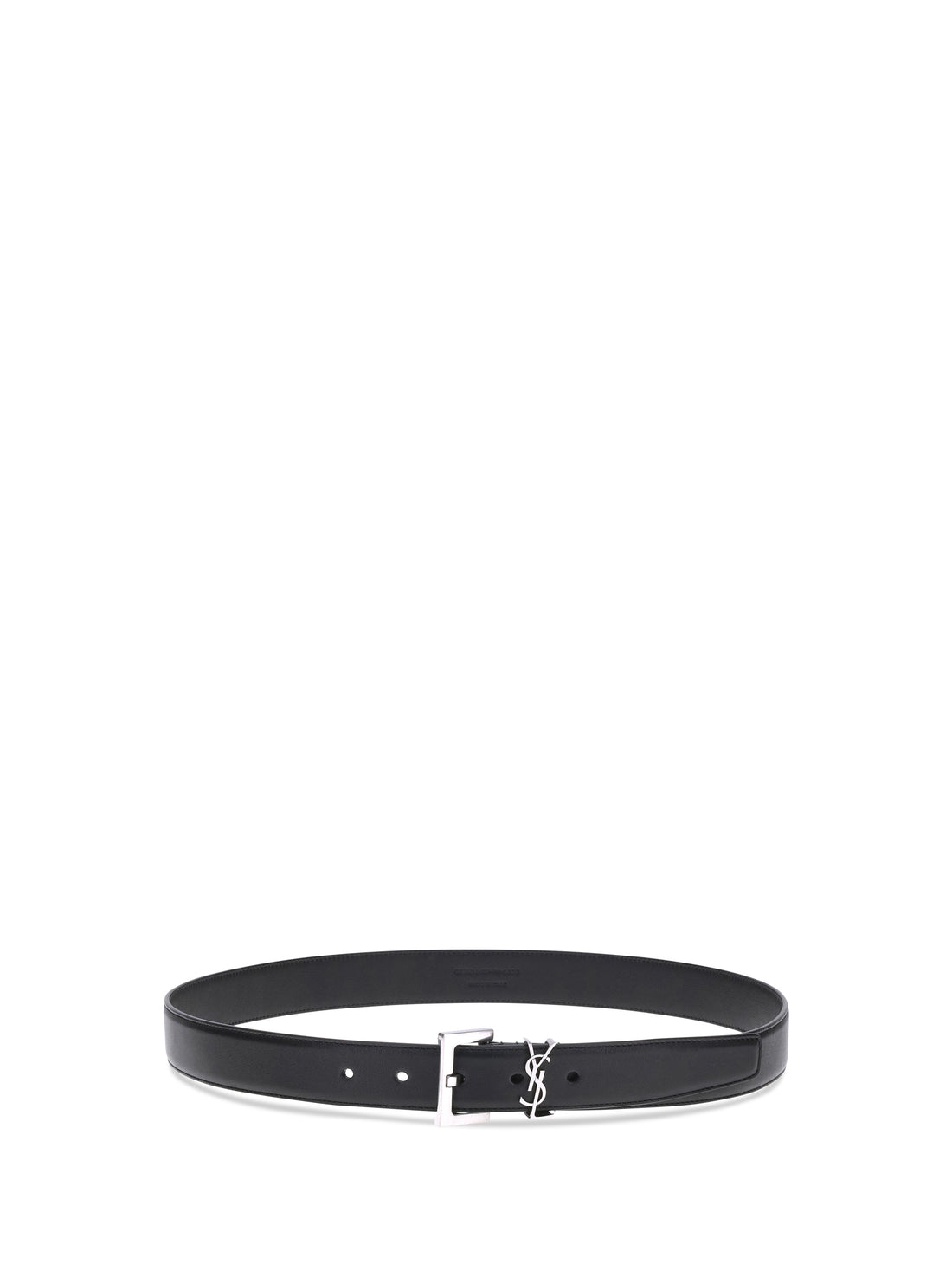SAINT LAURENT 75 leather belt