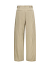 iven silk and nylon pants