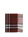 cashmere check scarf