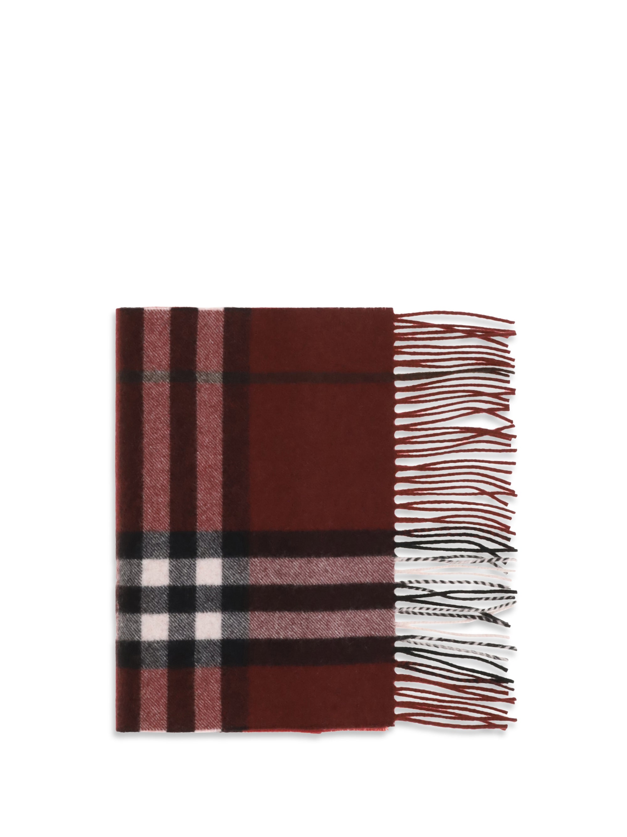 cashmere check scarf