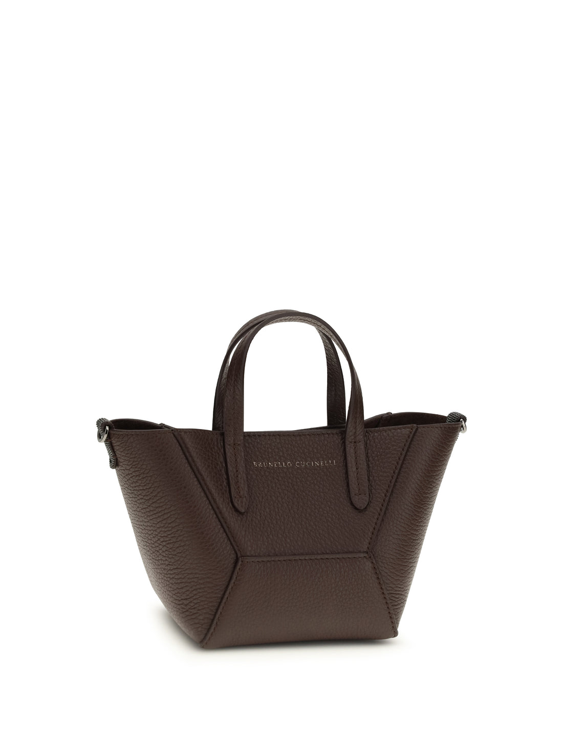 BRUNELLO CUCINELLI OS bc duo leather handbag