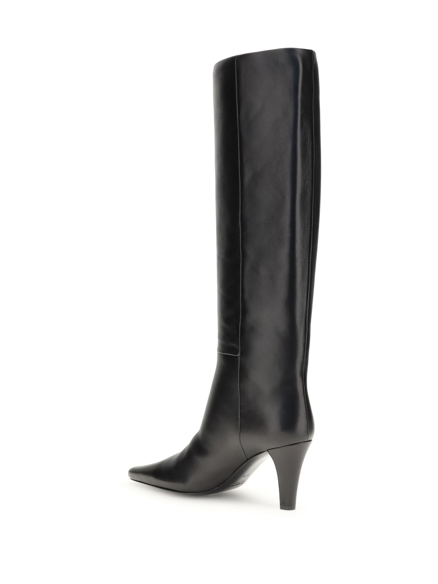 high leather boots