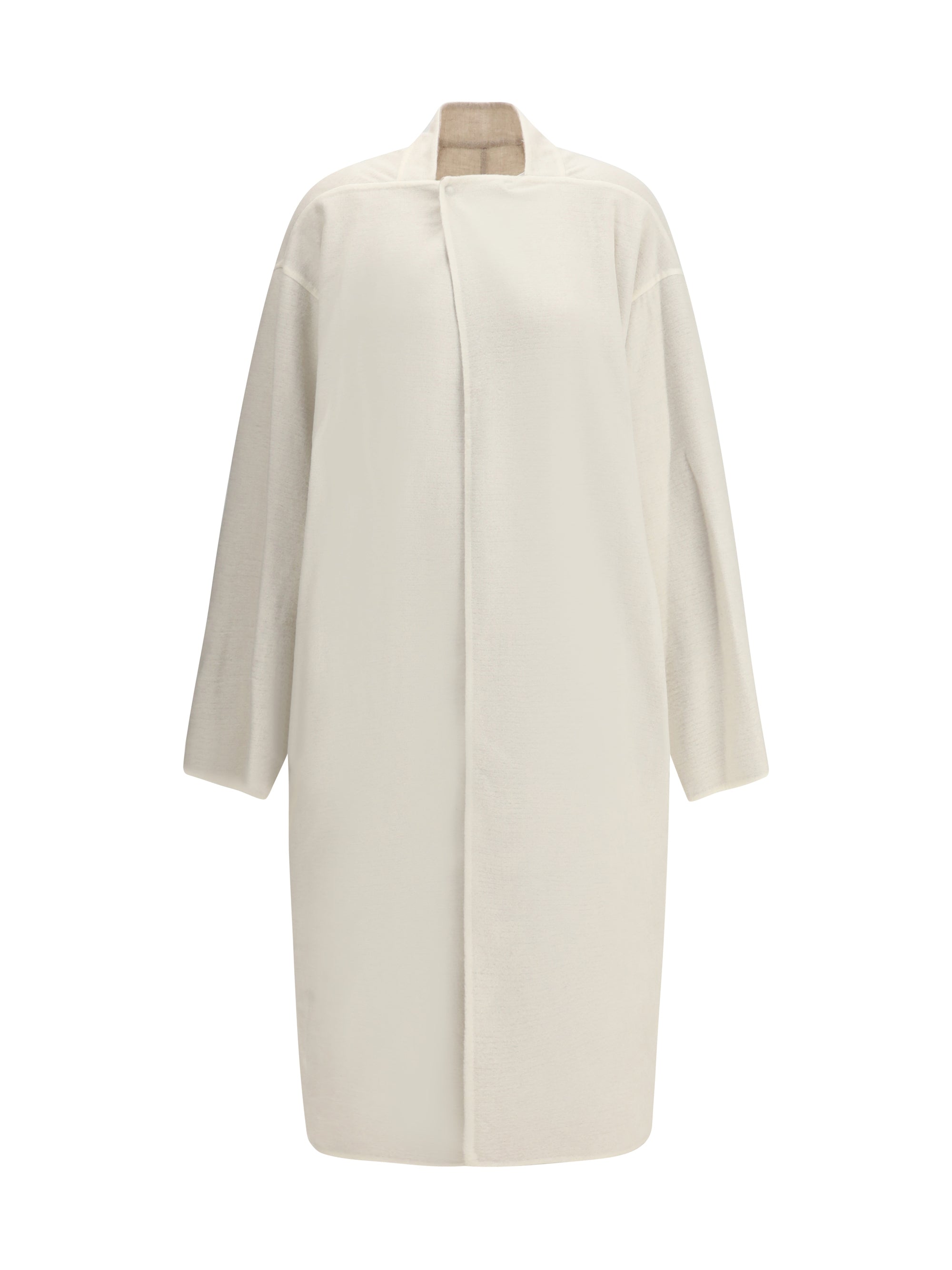 RICK OWENS 44 camel hair island coat